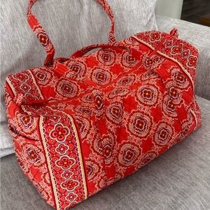Vera Bradley Large Duffle in Paprika Pattern (RETIRED)